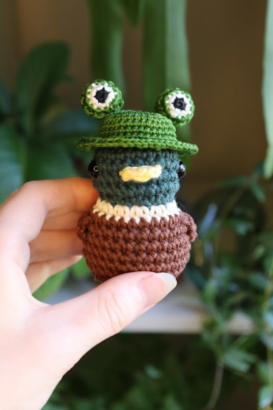 Crochet Mallard Duck - (Larry)