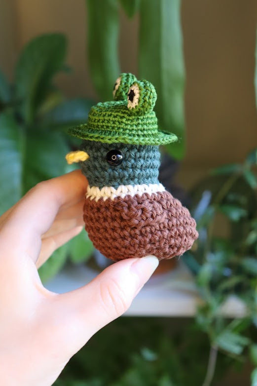 Crochet Mallard Duck - (Larry)