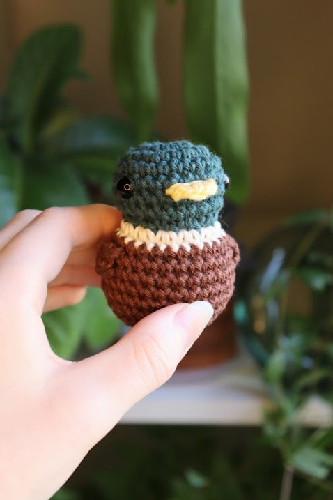 Crochet Mallard Duck - (Larry)