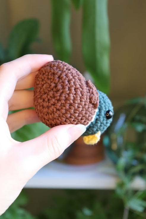 Crochet Mallard Duck - (Larry)