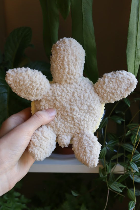 Crochet Yellow Sea Turtle