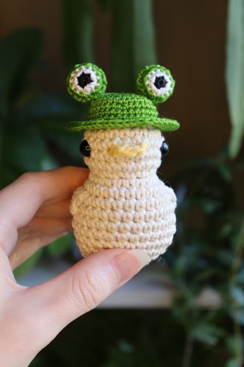 Crochet White Duck - (Waddles)