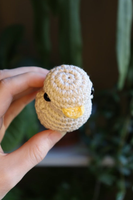Crochet White Duck - (Waddles)
