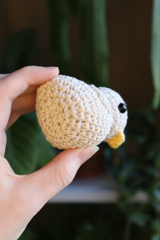 Crochet White Duck - (Waddles)