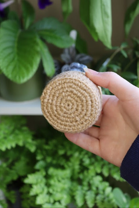 Crochet Blue Flower