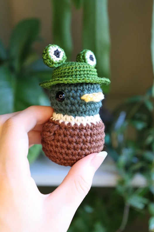 Crochet Mallard Duck - (Larry)