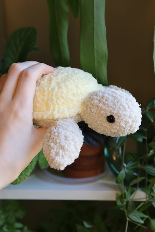 Crochet Yellow Sea Turtle