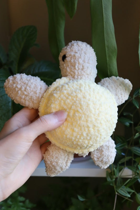 Crochet Yellow Sea Turtle