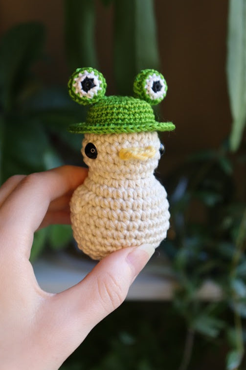 Crochet White Duck - (Waddles)