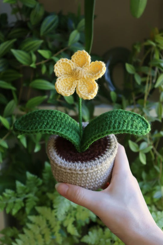 Crochet Yellow Flower
