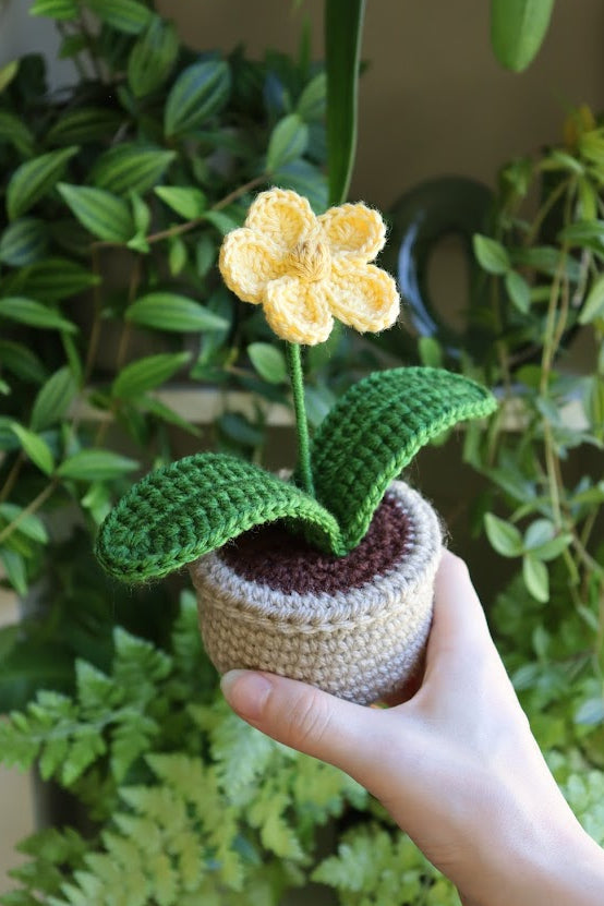 Crochet Yellow Flower