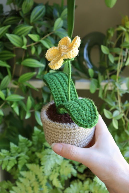 Crochet Yellow Flower