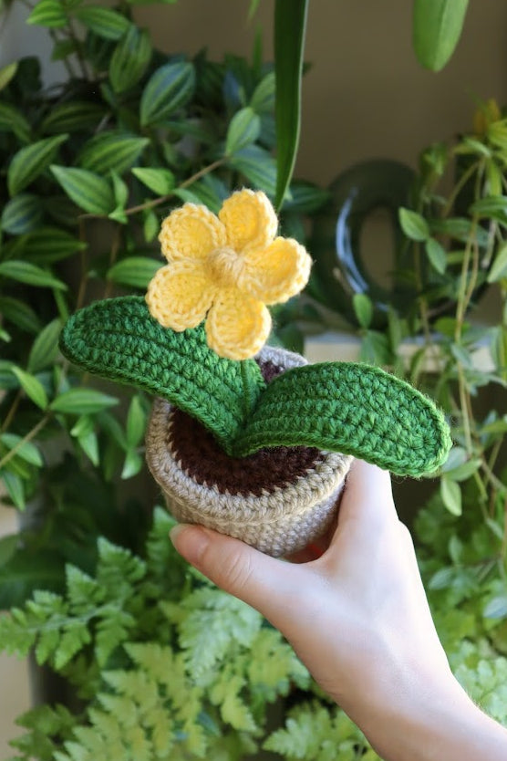 Crochet Yellow Flower