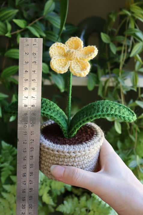 Crochet Yellow Flower