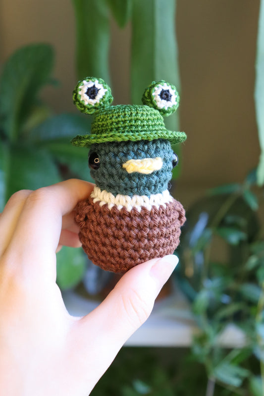 Crochet Mallard Duck - (Larry)